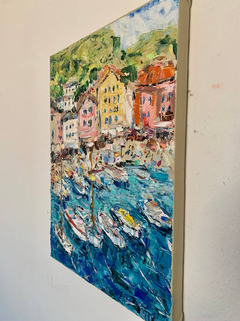 Original Impressionism Seascape Painting by Vilma Gataveckiene