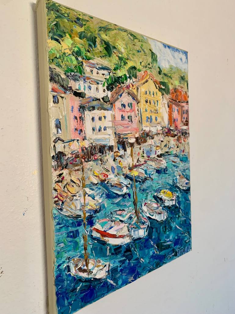 Original Impressionism Seascape Painting by Vilma Gataveckiene