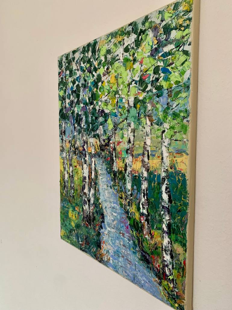 Original Abstract Nature Painting by Vilma Gataveckiene