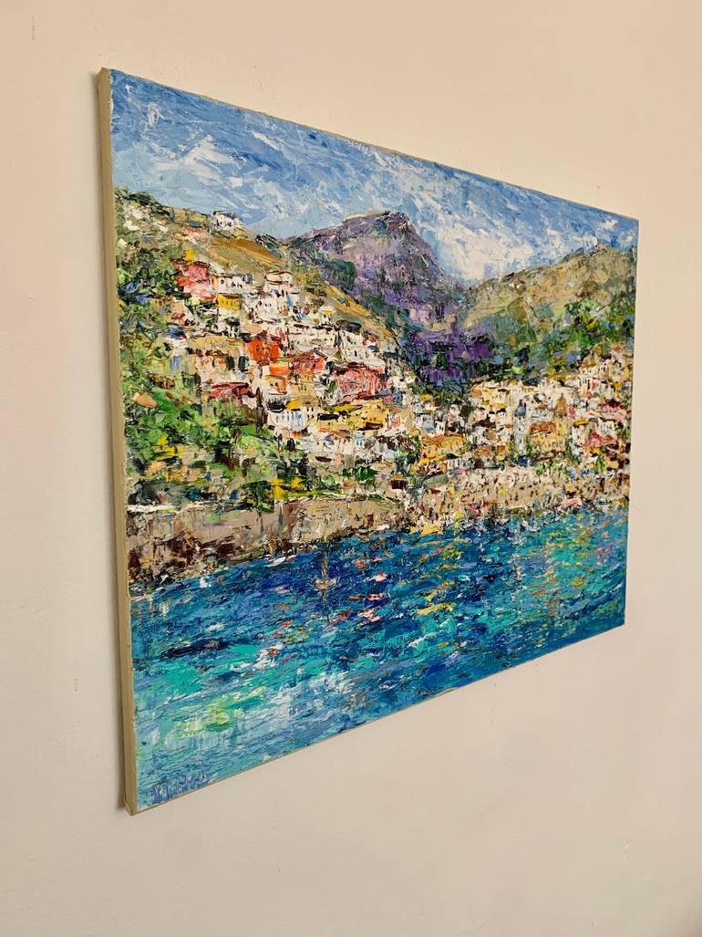 Original Impressionism Seascape Painting by Vilma Gataveckiene