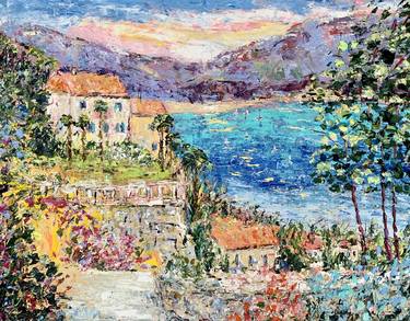 Original Impressionism Seascape Painting by Vilma Gataveckiene