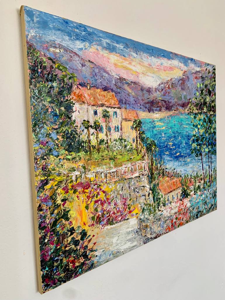 Original Impressionism Seascape Painting by Vilma Gataveckiene