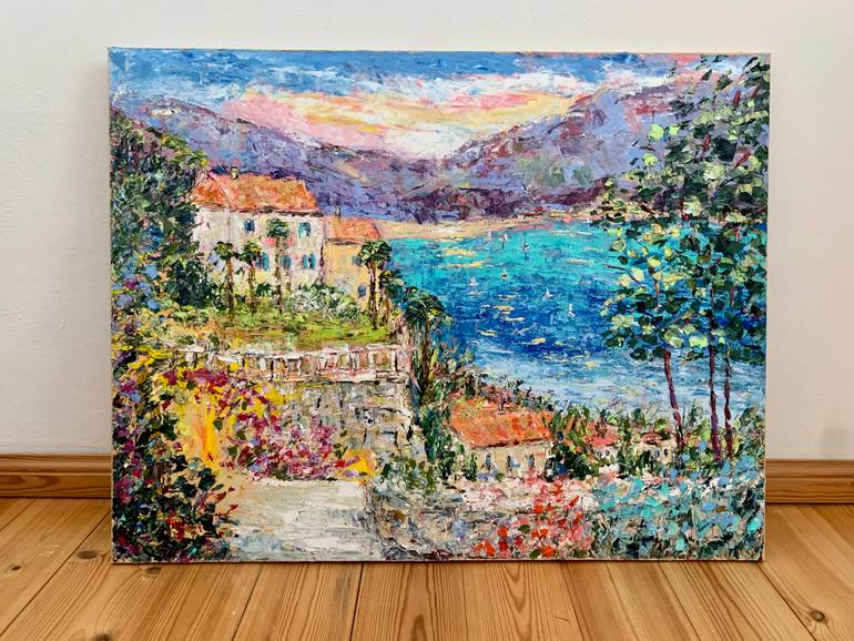 Original Impressionism Seascape Painting by Vilma Gataveckiene