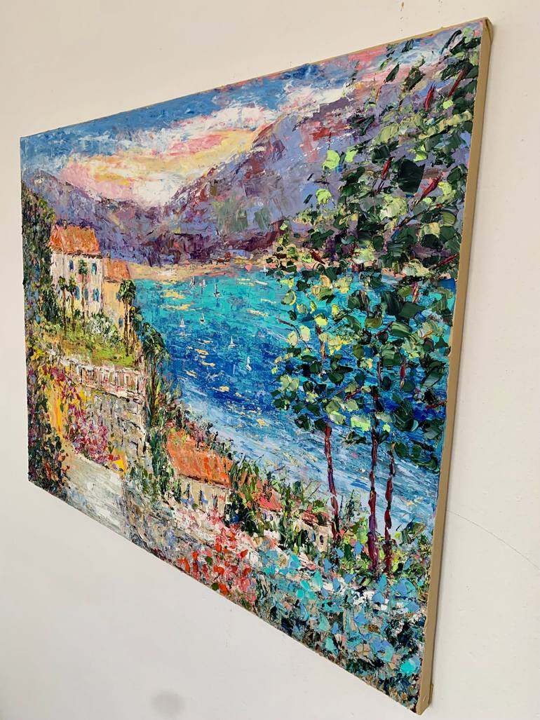 Original Impressionism Seascape Painting by Vilma Gataveckiene