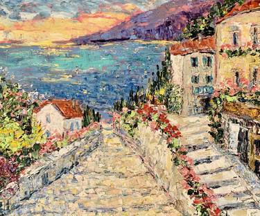 Original Impressionism Landscape Painting by Vilma Gataveckiene