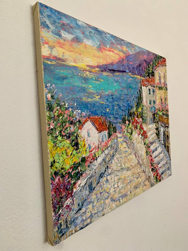 Original Impressionism Landscape Painting by Vilma Gataveckiene