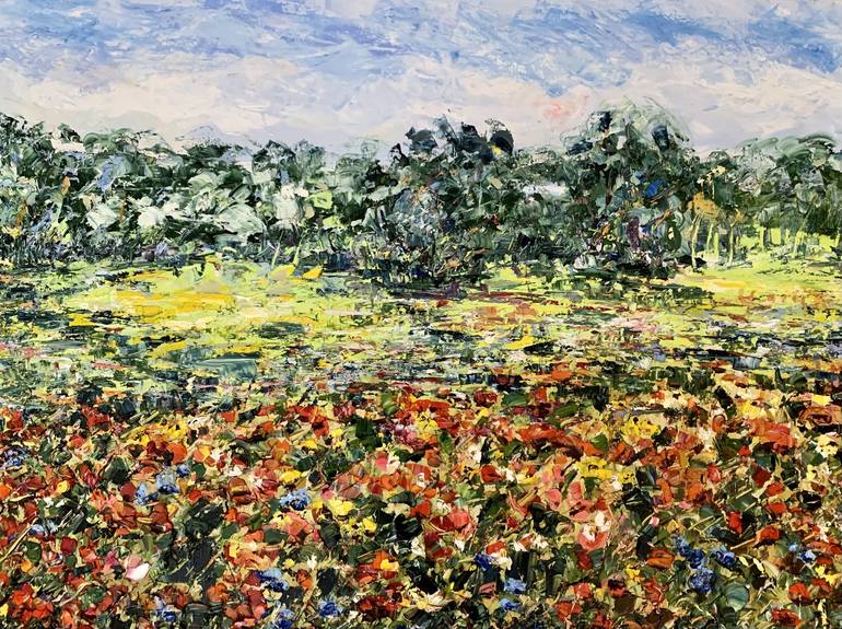 Print of Impressionism Landscape Paintings by Vilma Gataveckiene
