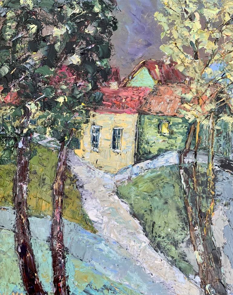 Print of Impressionism Landscape Paintings by Vilma Gataveckiene