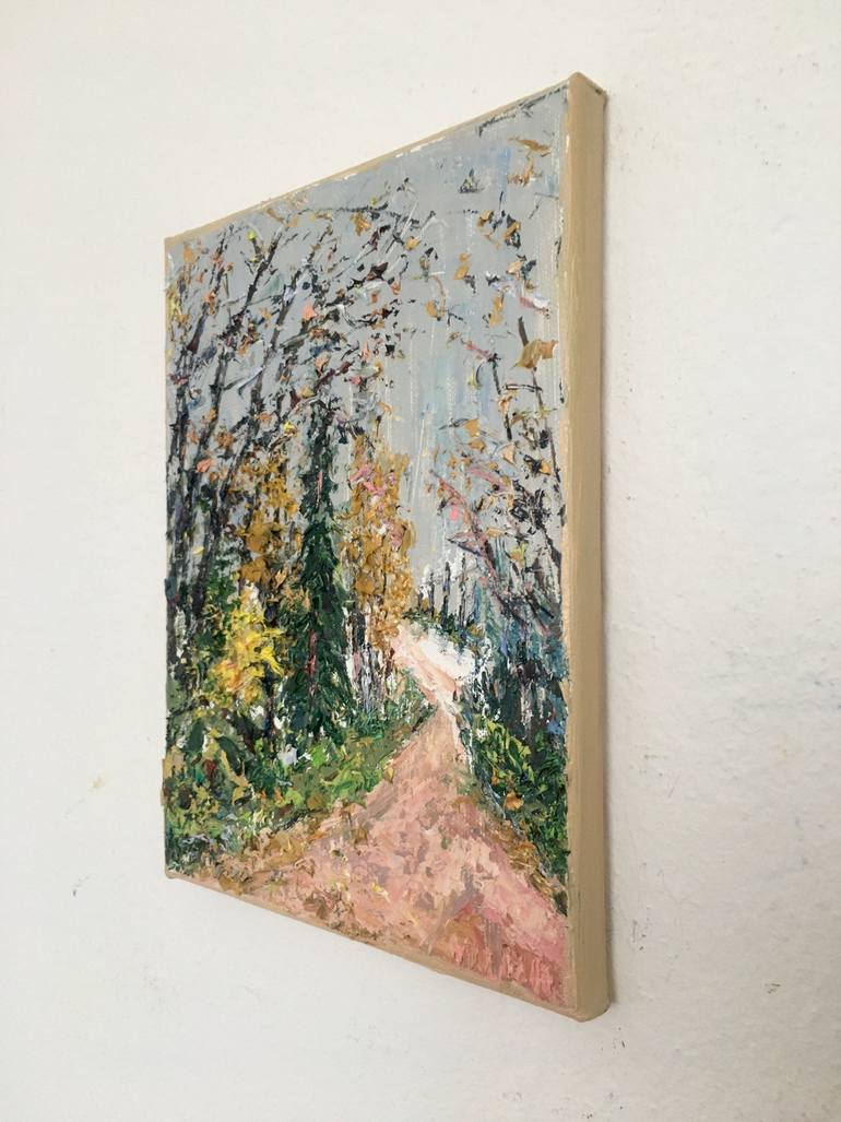 Original Impressionism Landscape Painting by Vilma Gataveckiene