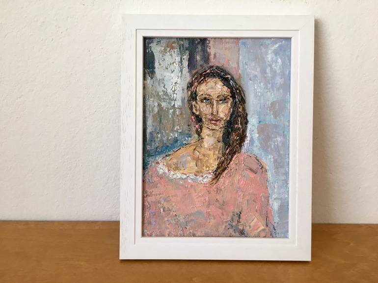 Original Impressionism Women Painting by Vilma Gataveckiene