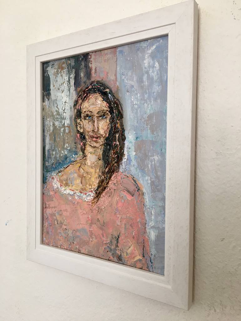 Original Impressionism Women Painting by Vilma Gataveckiene