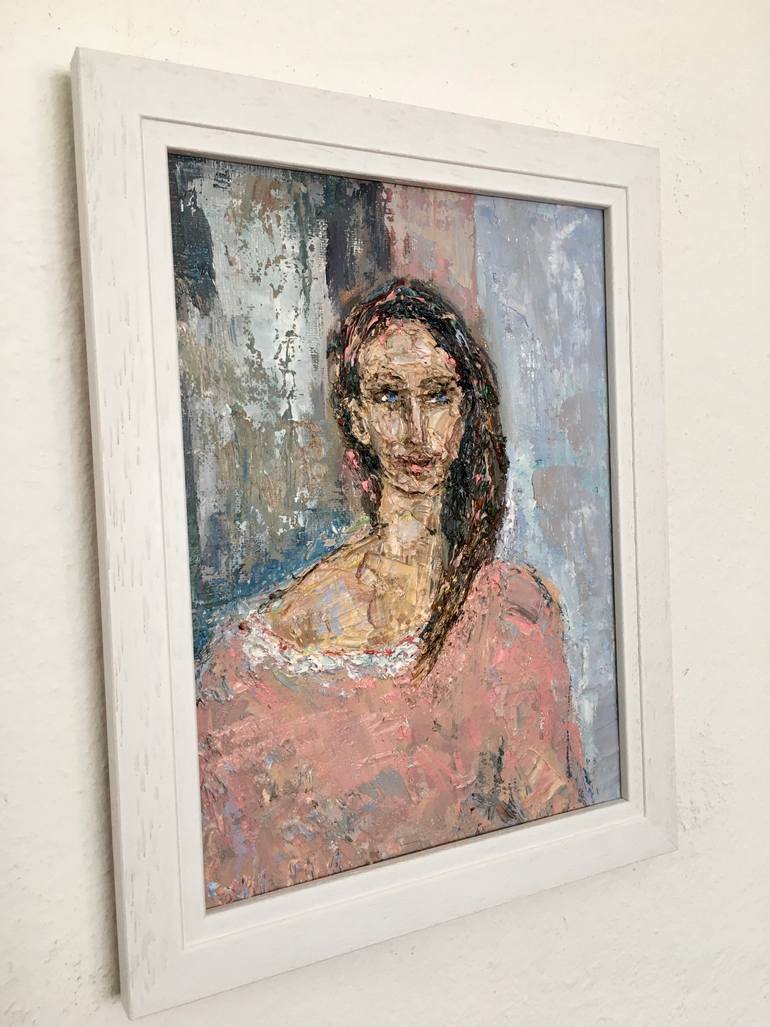 Original Impressionism Women Painting by Vilma Gataveckiene