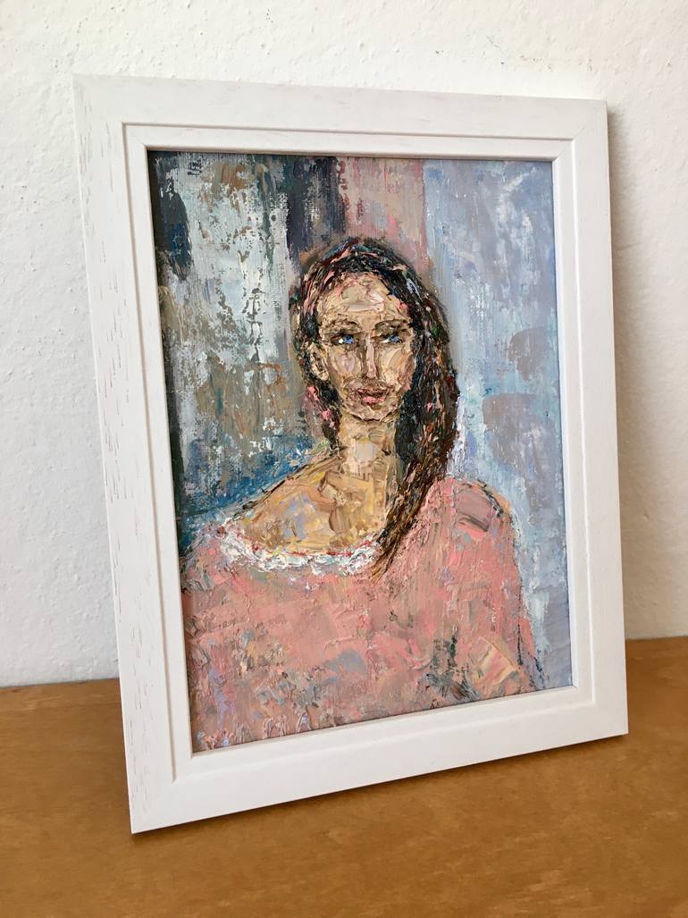 Original Impressionism Women Painting by Vilma Gataveckiene