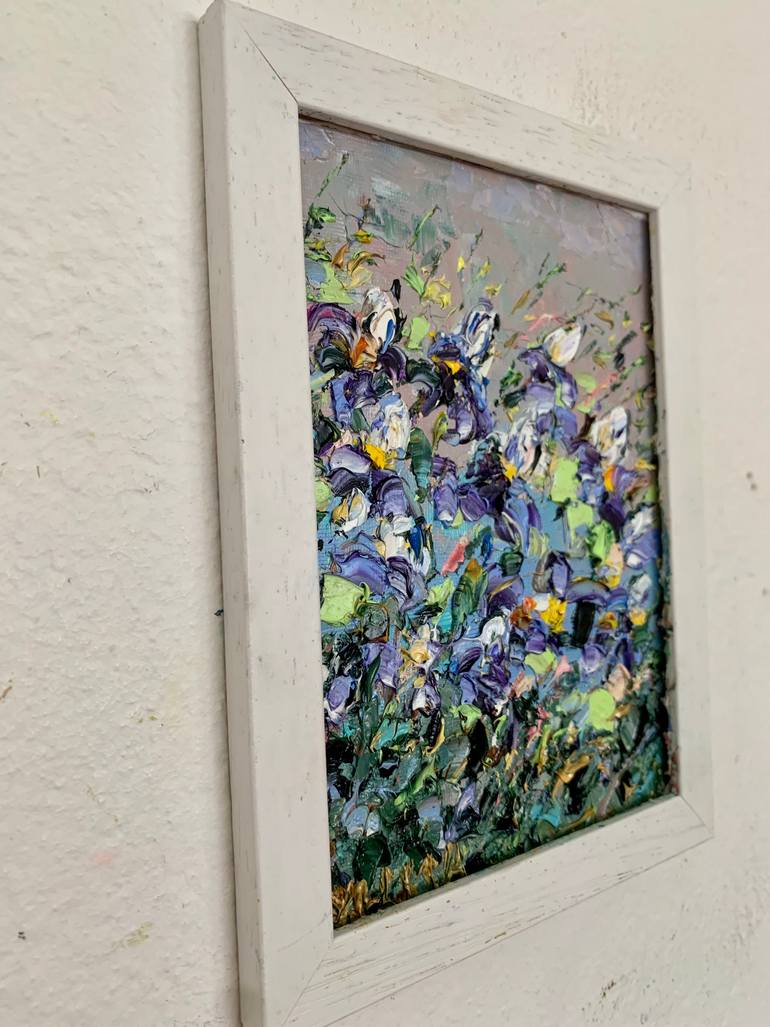 Original Impressionism Floral Painting by Vilma Gataveckiene