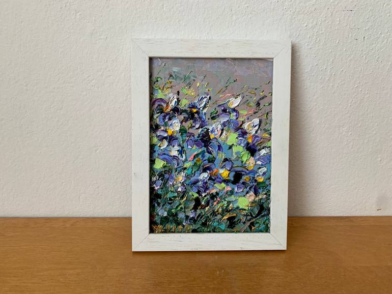 Original Impressionism Floral Painting by Vilma Gataveckiene