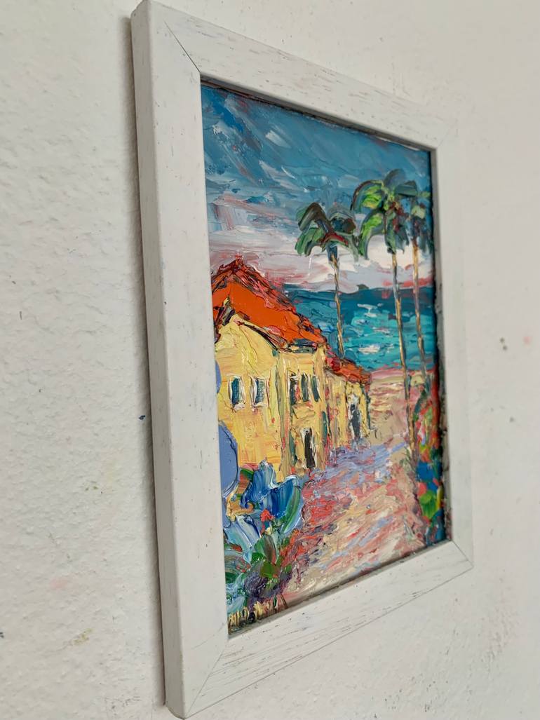 Original Impressionism Seascape Painting by Vilma Gataveckiene