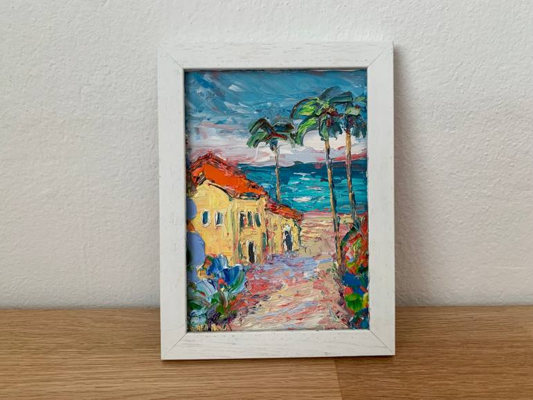 Original Impressionism Seascape Painting by Vilma Gataveckiene