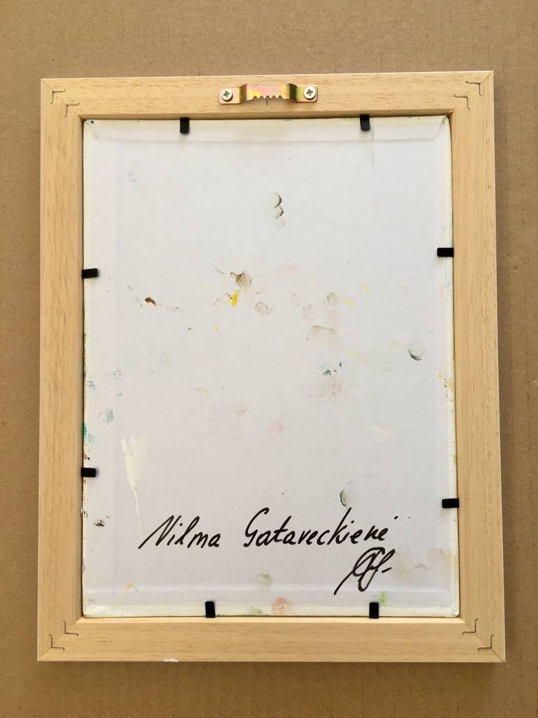 Original Impressionism Floral Painting by Vilma Gataveckiene