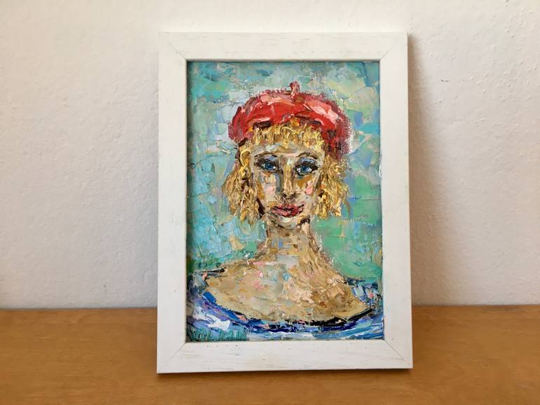Original Impressionism Women Painting by Vilma Gataveckiene