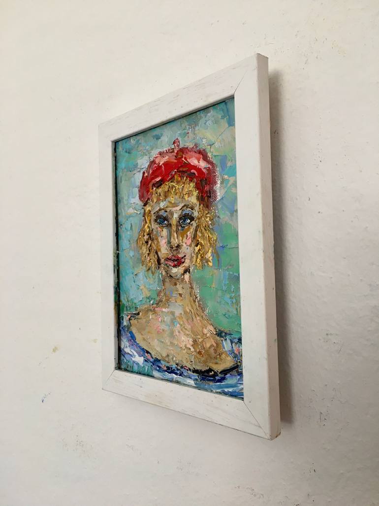 Original Impressionism Women Painting by Vilma Gataveckiene