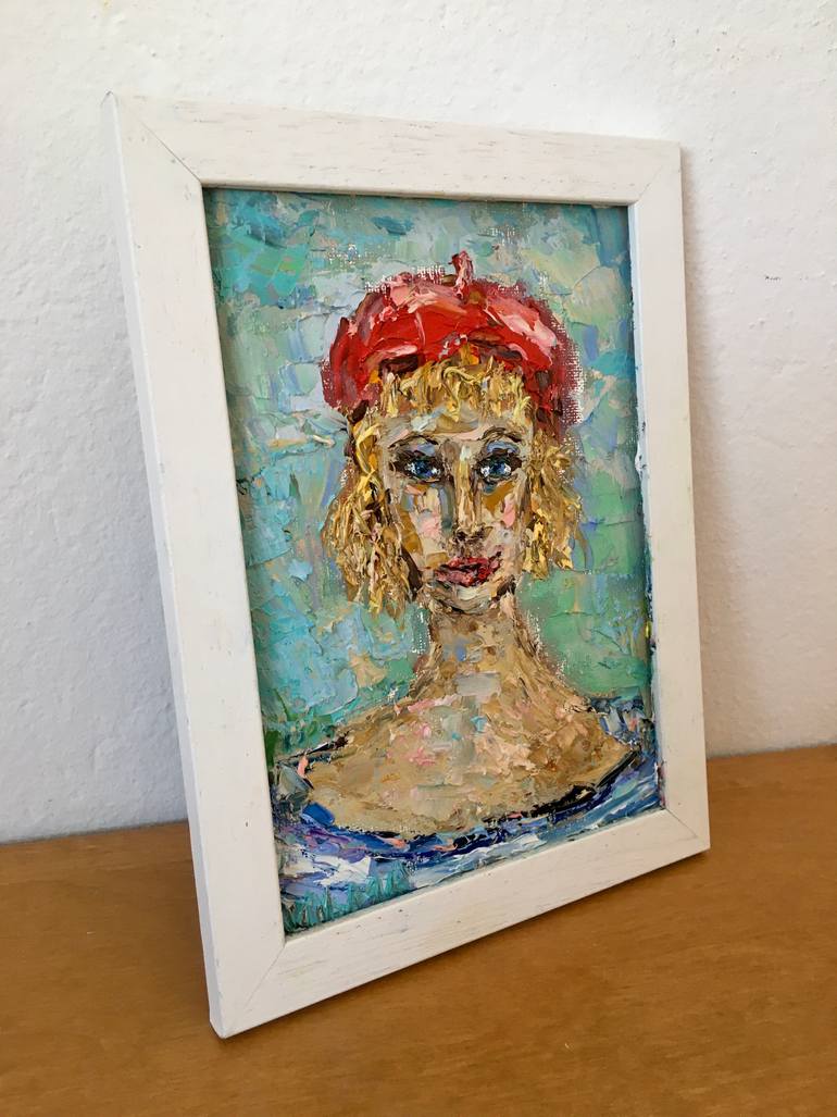 Original Impressionism Women Painting by Vilma Gataveckiene