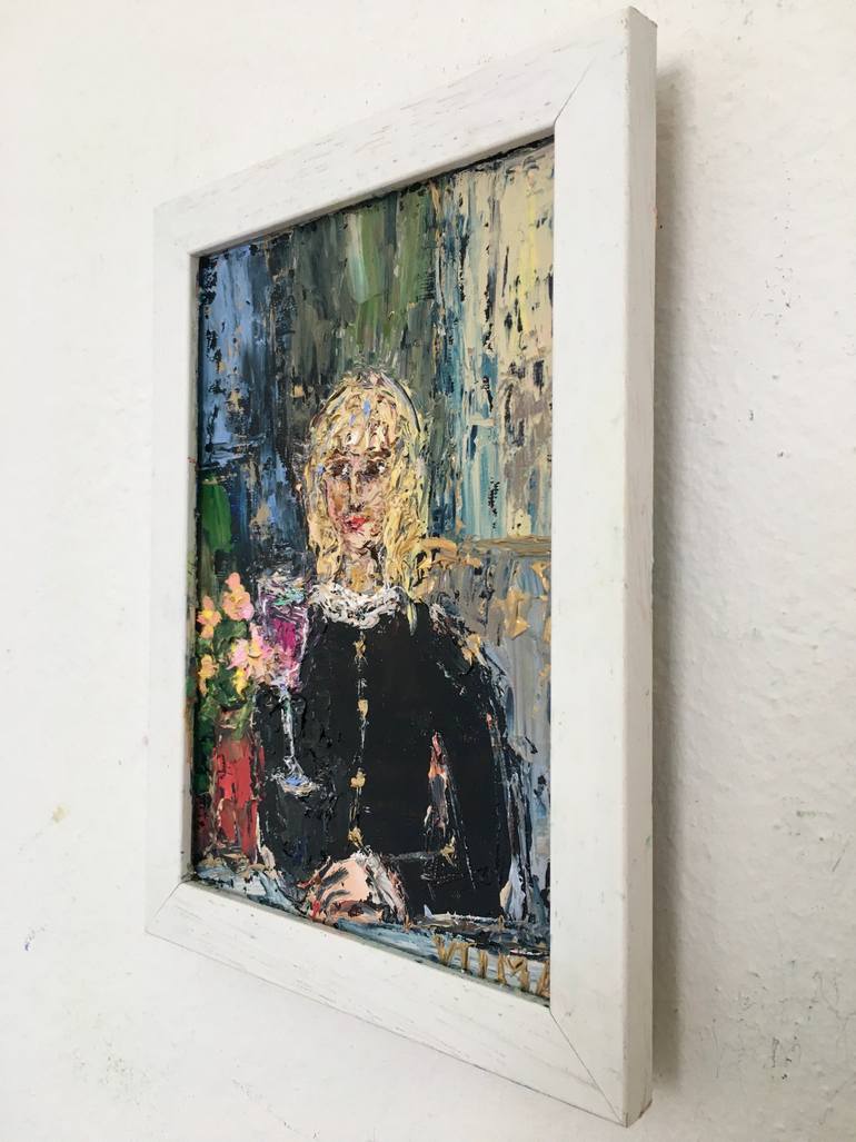 Original Impressionism Women Painting by Vilma Gataveckiene