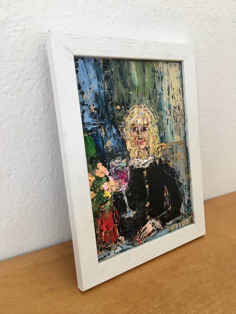 Original Impressionism Women Painting by Vilma Gataveckiene