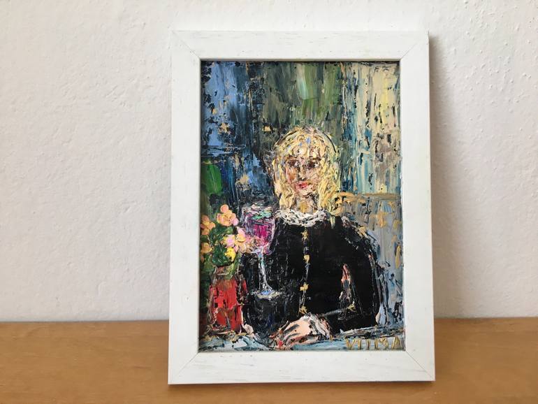 Original Impressionism Women Painting by Vilma Gataveckiene
