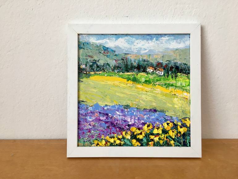Original Abstract Nature Painting by Vilma Gataveckiene
