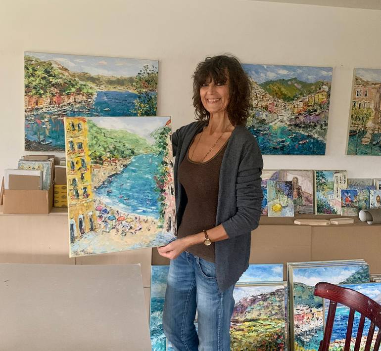 Original Impressionism Seascape Painting by Vilma Gataveckiene