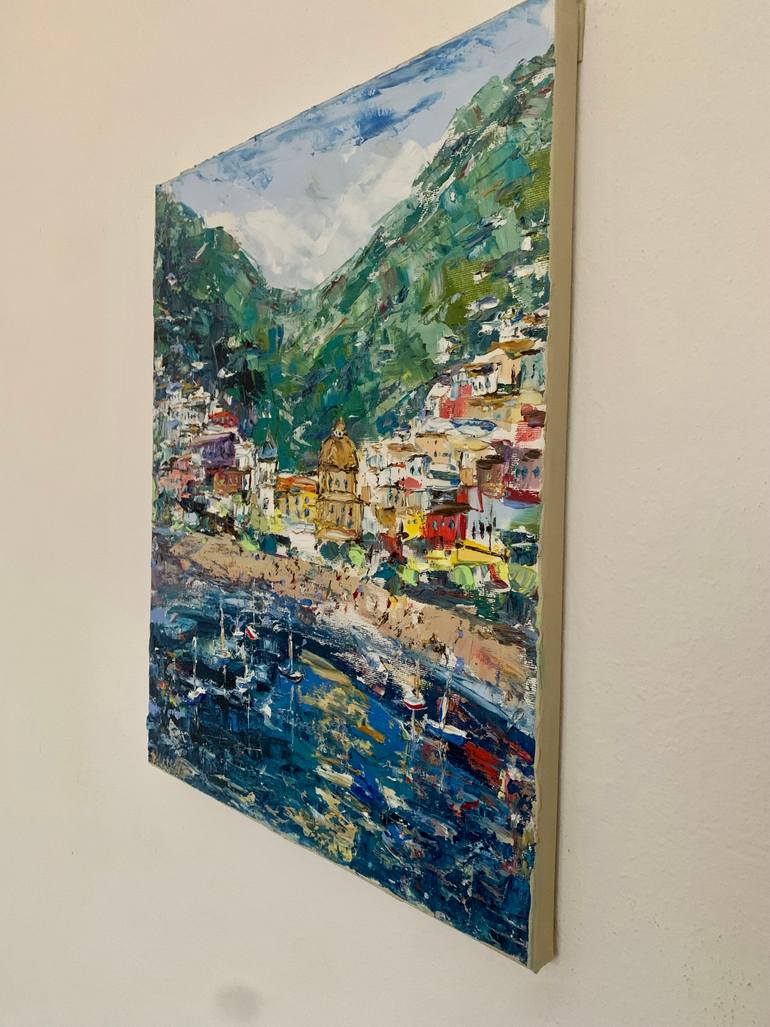 Original Impressionism Seascape Painting by Vilma Gataveckiene
