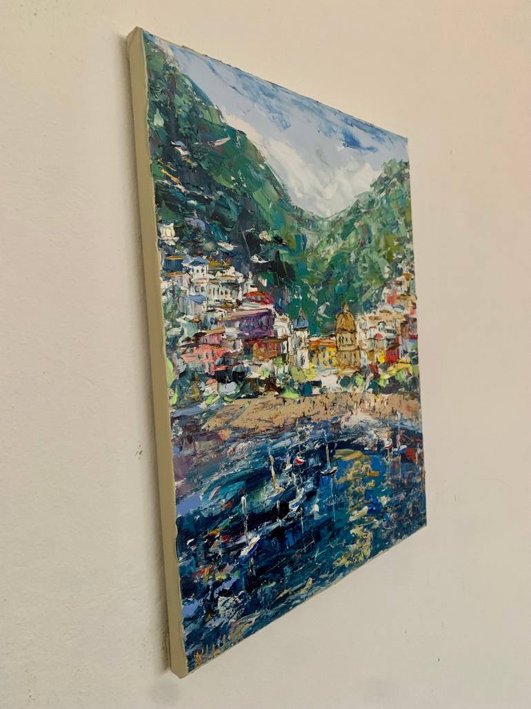 Original Impressionism Seascape Painting by Vilma Gataveckiene