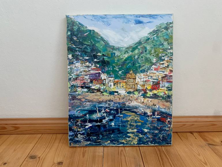 Original Impressionism Seascape Painting by Vilma Gataveckiene