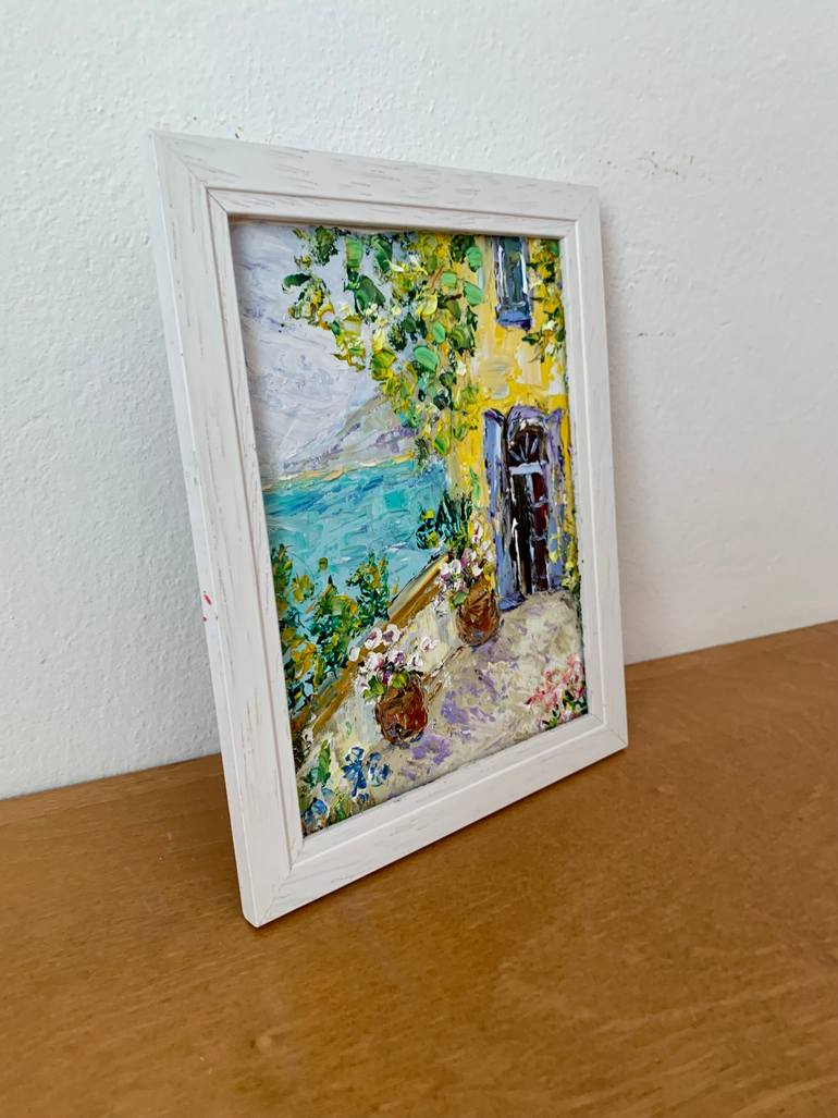 Original Impressionism Seascape Painting by Vilma Gataveckiene
