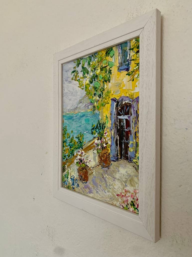 Original Impressionism Seascape Painting by Vilma Gataveckiene