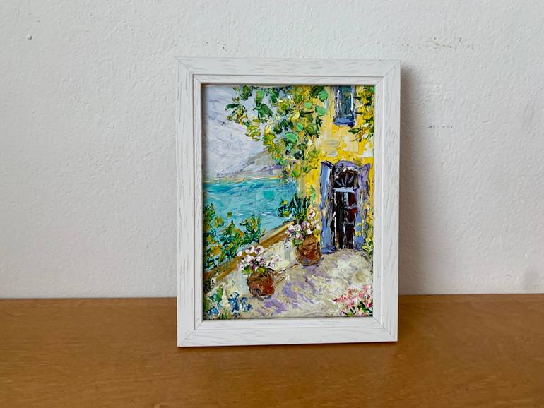 Original Impressionism Seascape Painting by Vilma Gataveckiene