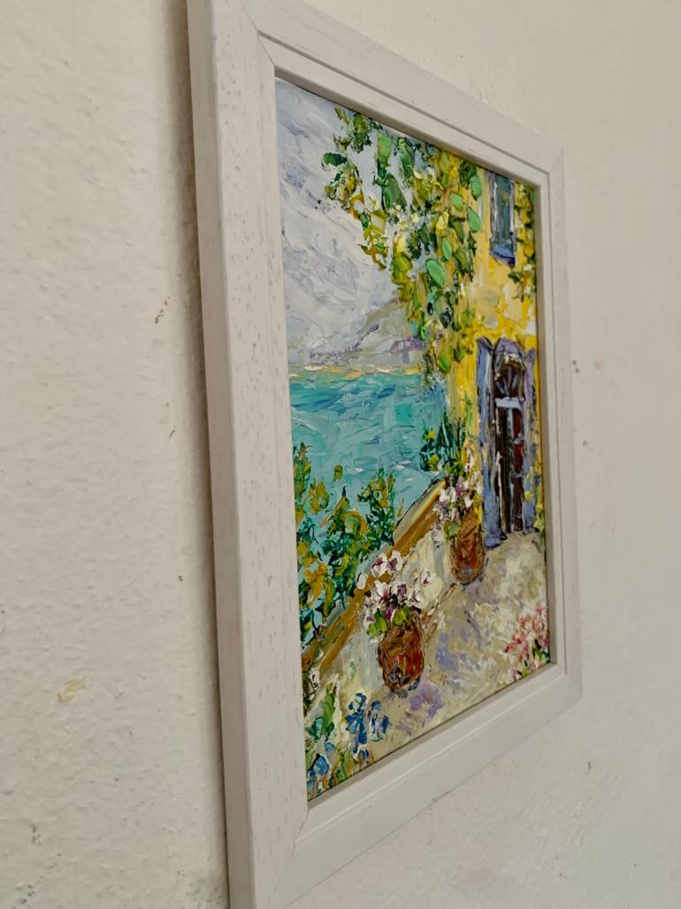 Original Impressionism Seascape Painting by Vilma Gataveckiene
