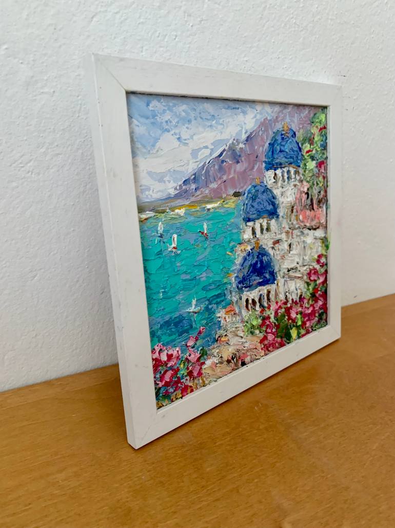 Original Impressionism Seascape Painting by Vilma Gataveckiene