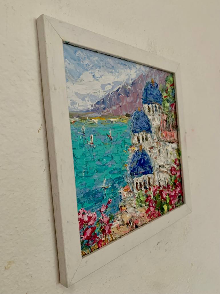 Original Impressionism Seascape Painting by Vilma Gataveckiene