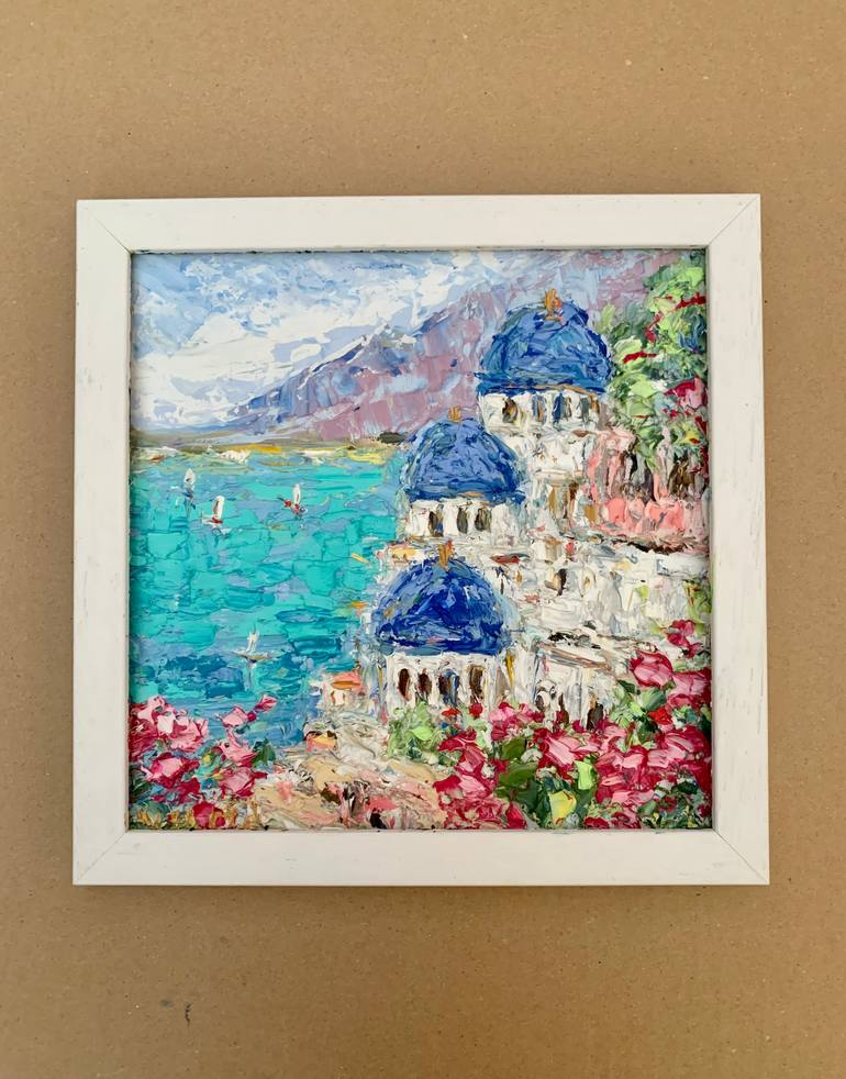 Original Impressionism Seascape Painting by Vilma Gataveckiene