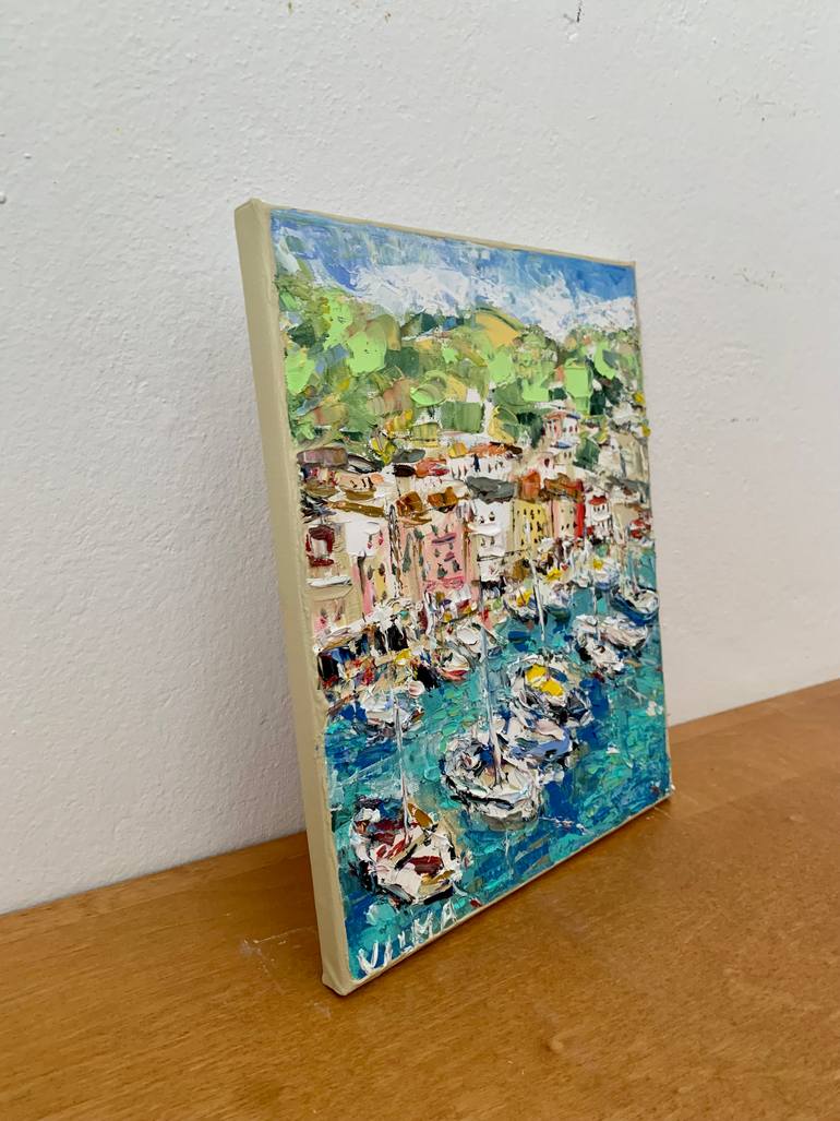 Original Impressionism Seascape Painting by Vilma Gataveckiene