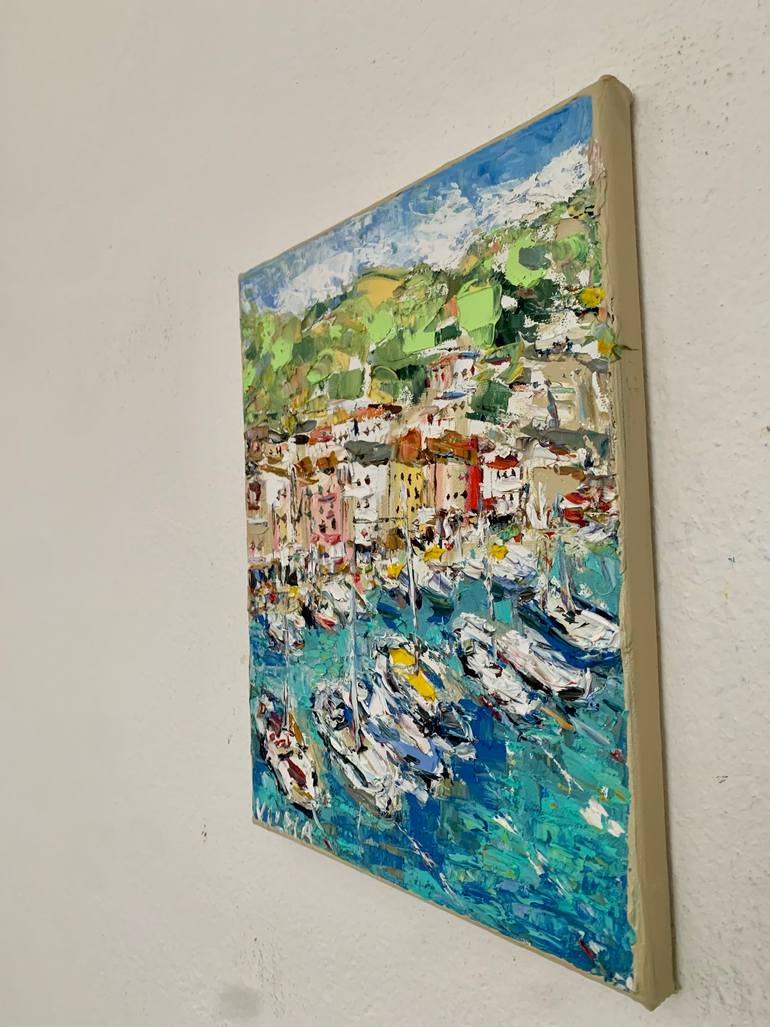 Original Impressionism Seascape Painting by Vilma Gataveckiene