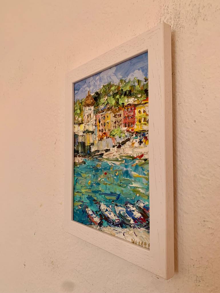 Original Impressionism Seascape Painting by Vilma Gataveckiene