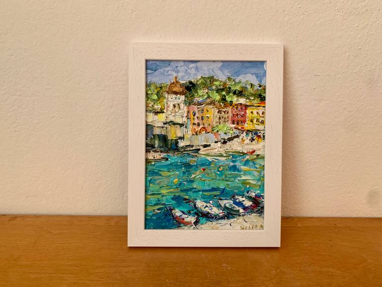 Original Impressionism Seascape Painting by Vilma Gataveckiene