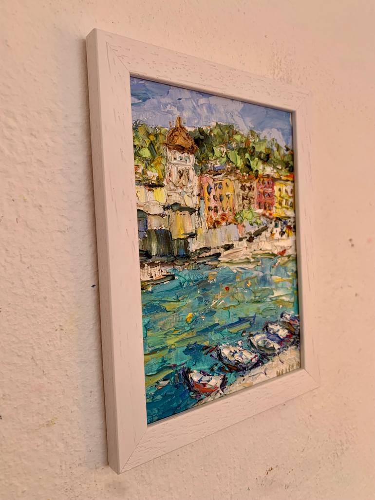 Original Impressionism Seascape Painting by Vilma Gataveckiene