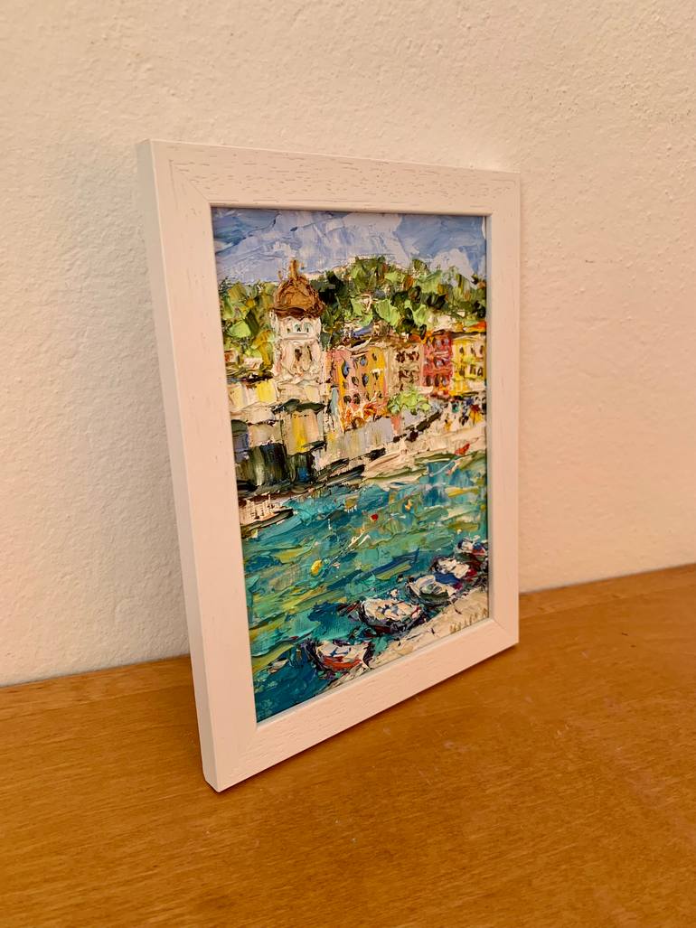 Original Impressionism Seascape Painting by Vilma Gataveckiene