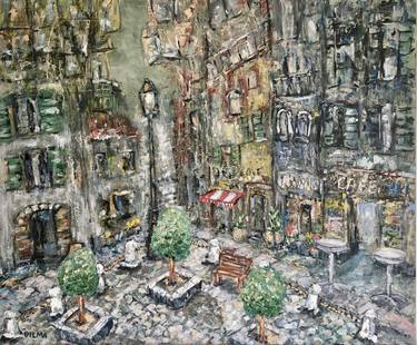 Original Cities Paintings by Vilma Gataveckiene