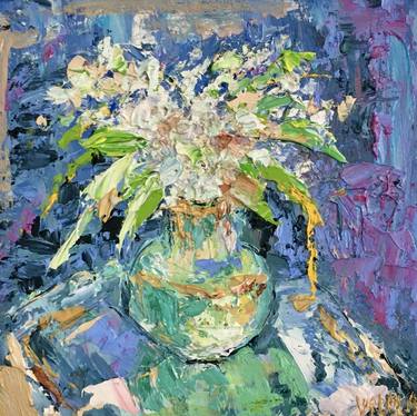 Print of Impressionism Floral Paintings by Vilma Gataveckiene