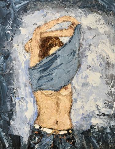 Print of Figurative Erotic Paintings by Vilma Gataveckiene