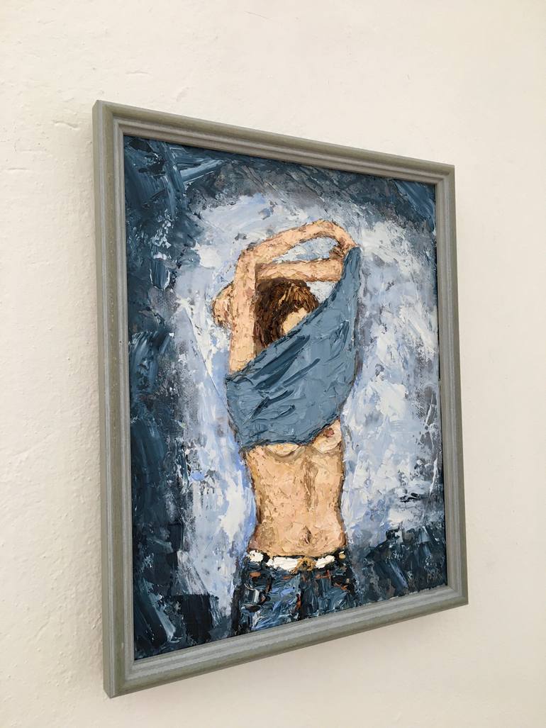 Original Figurative Erotic Painting by Vilma Gataveckiene